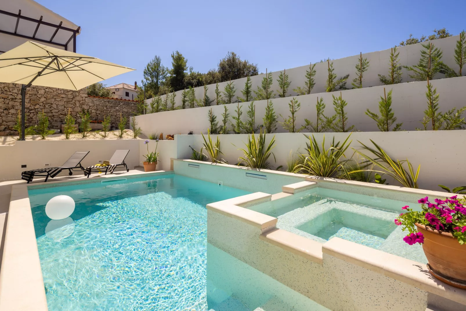 Villa Verde Ražanj with heated pool - Swimming pool