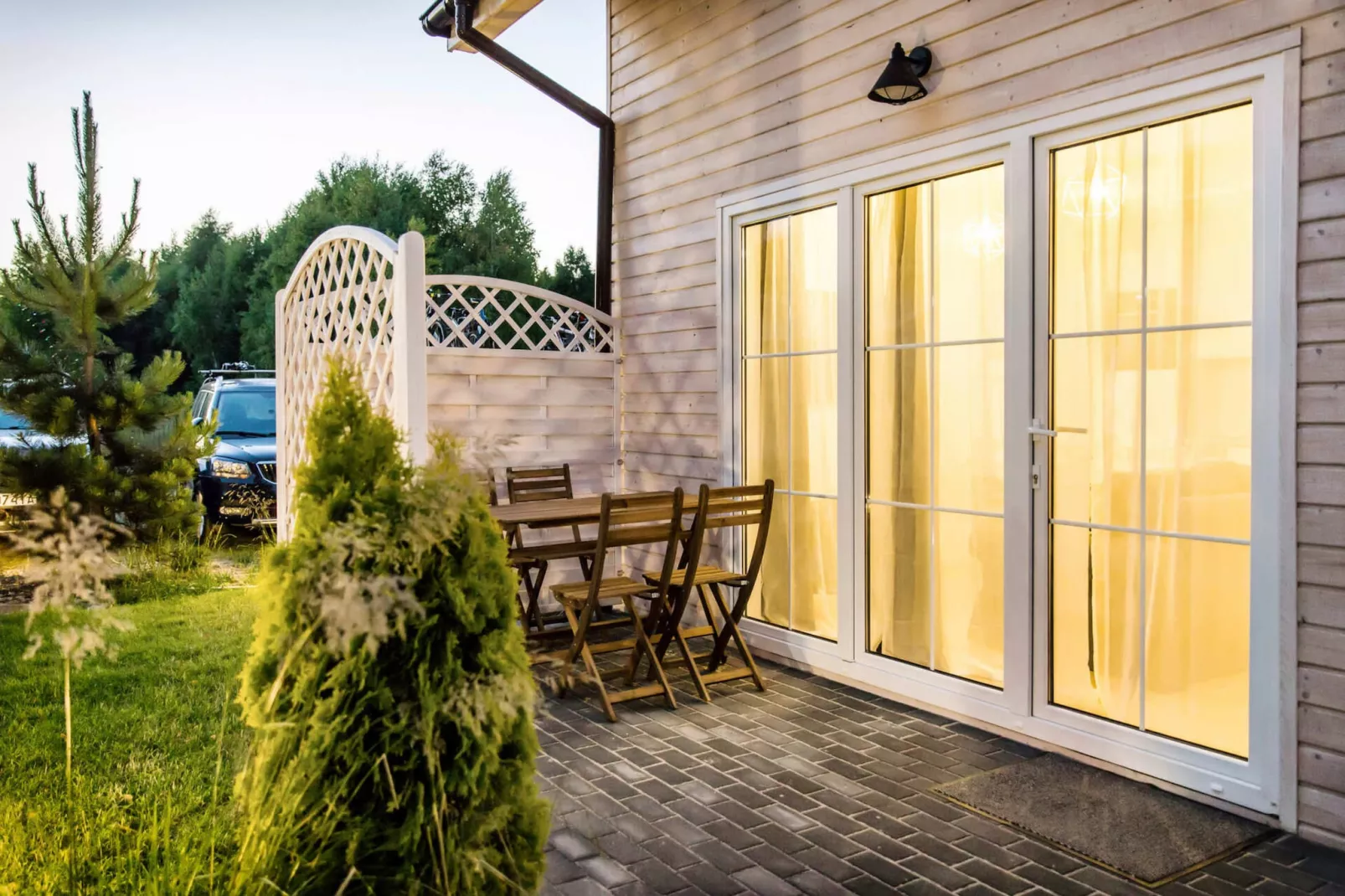 Domy wakacyjne i apartamenty w Niechorzu - Terrasse/Balkon