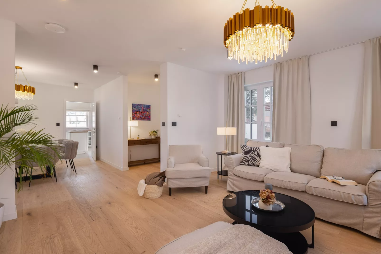 Villa Verde Ražanj with heated pool - Living room