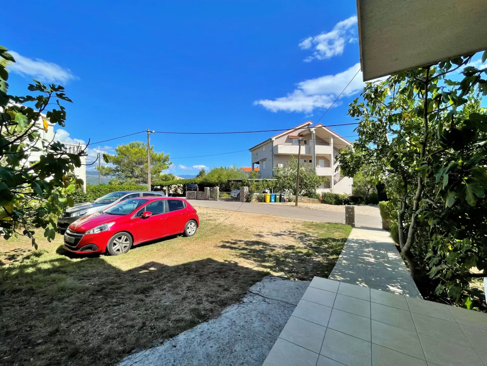 Apartment Brebric - 540 Meter vom Meer - Dehors