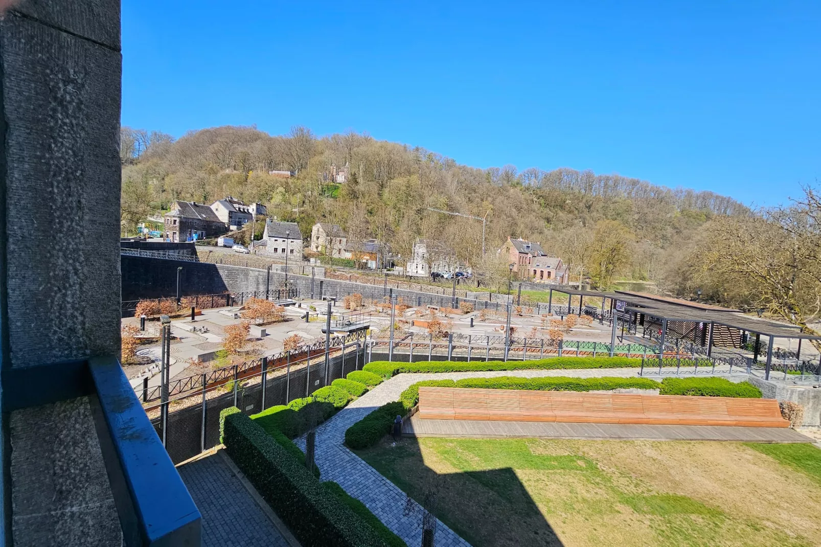 Durbuy center - Aussicht Sommer