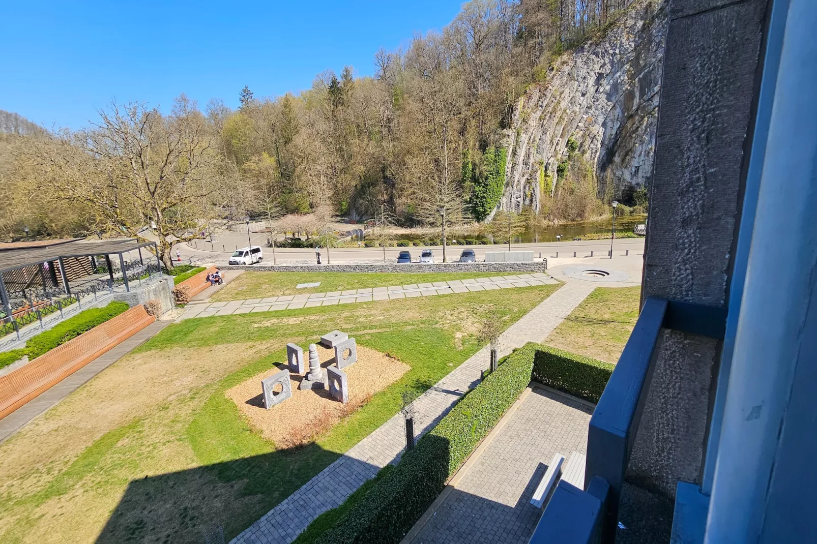 Durbuy center - Aussicht Sommer