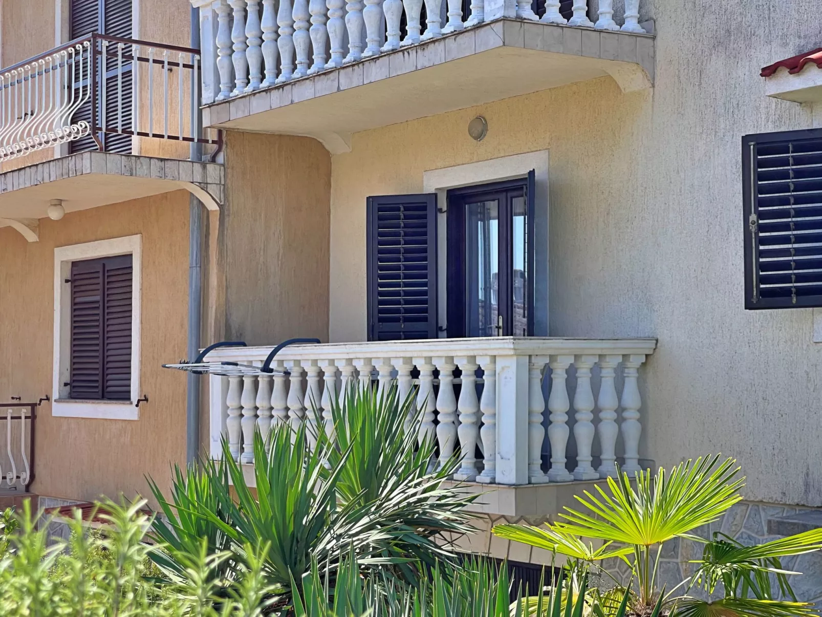 Apartment Brebric - 540 Meter vom Meer - Dehors