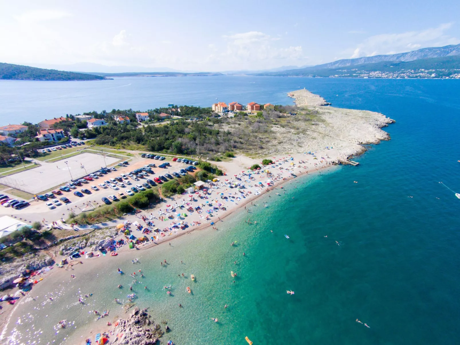 Apartment Brebric - 540 Meter vom Meer - Dehors