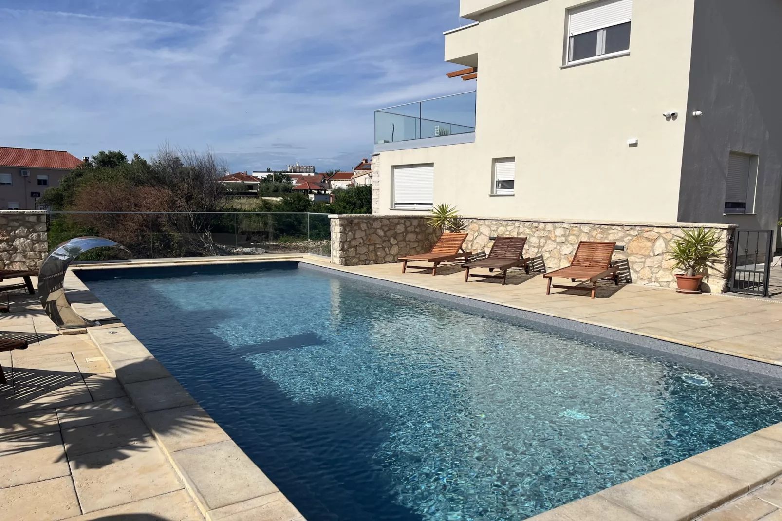 Apartment Mariner 1 with heated pool - Terrace