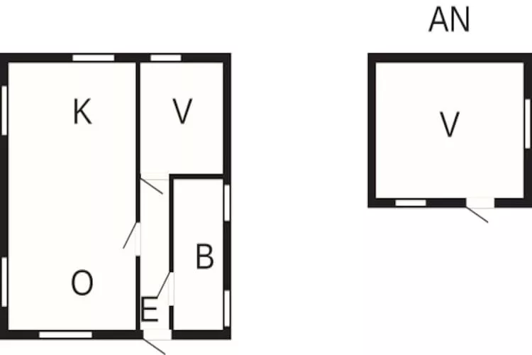 Charmante cabane d  ete avec sauna-By Traum - Plan