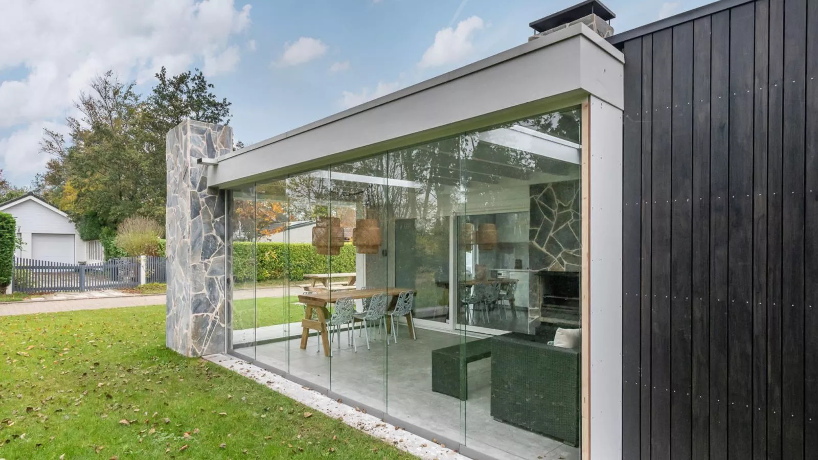 Bos  Meer Lodge Kamperland - Terrasse/Balkon