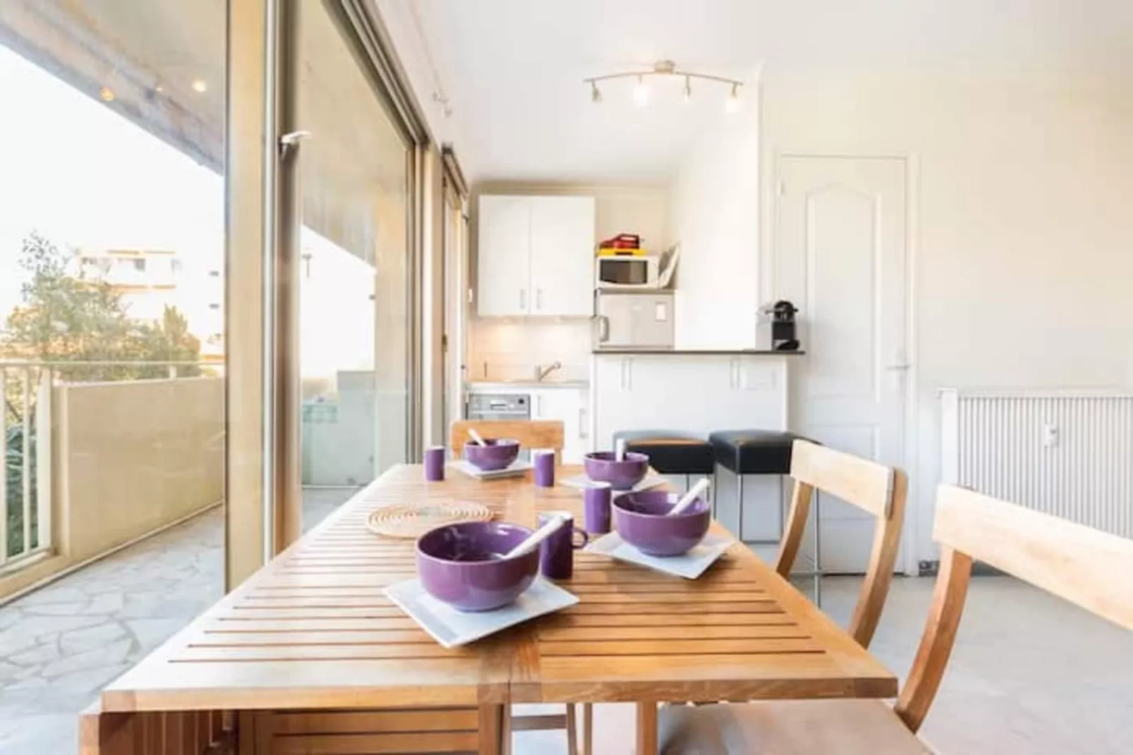 Appartement en bord de mer – Plage de la Salis - Cuisine