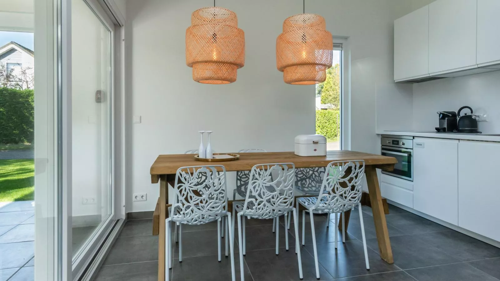 Bos  Meer Lodge Kamperland - Esszimmer