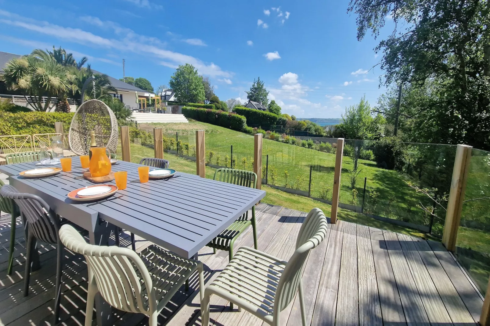 Holiday home in Locquirec - Terrace balcony