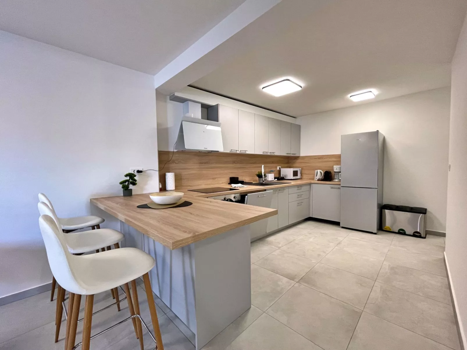 Apartment Bonum mit privatem Pool - Drinnen