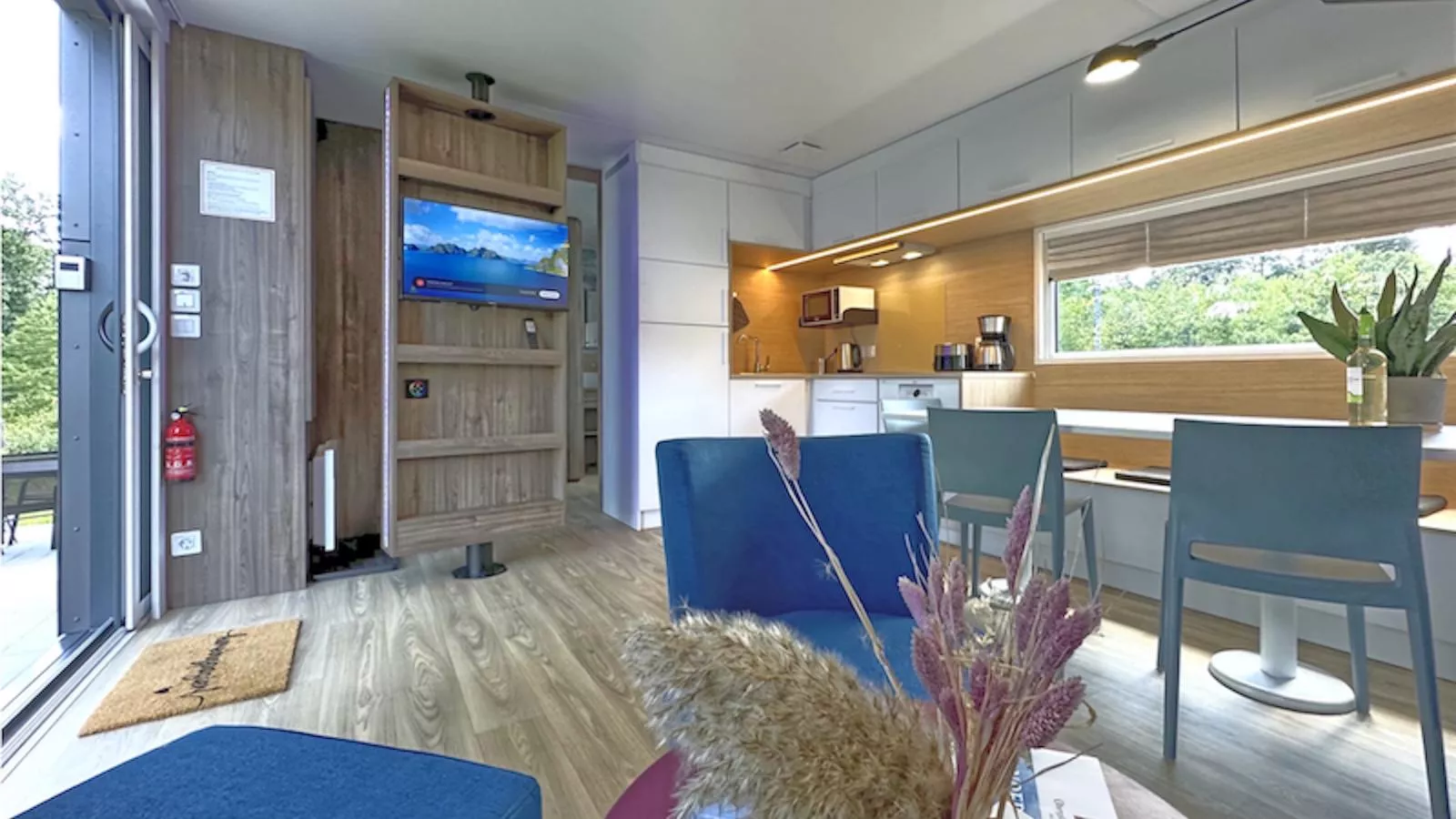 Feriendorf Seeblick - Tiny Chalet Nr 4 - Living room