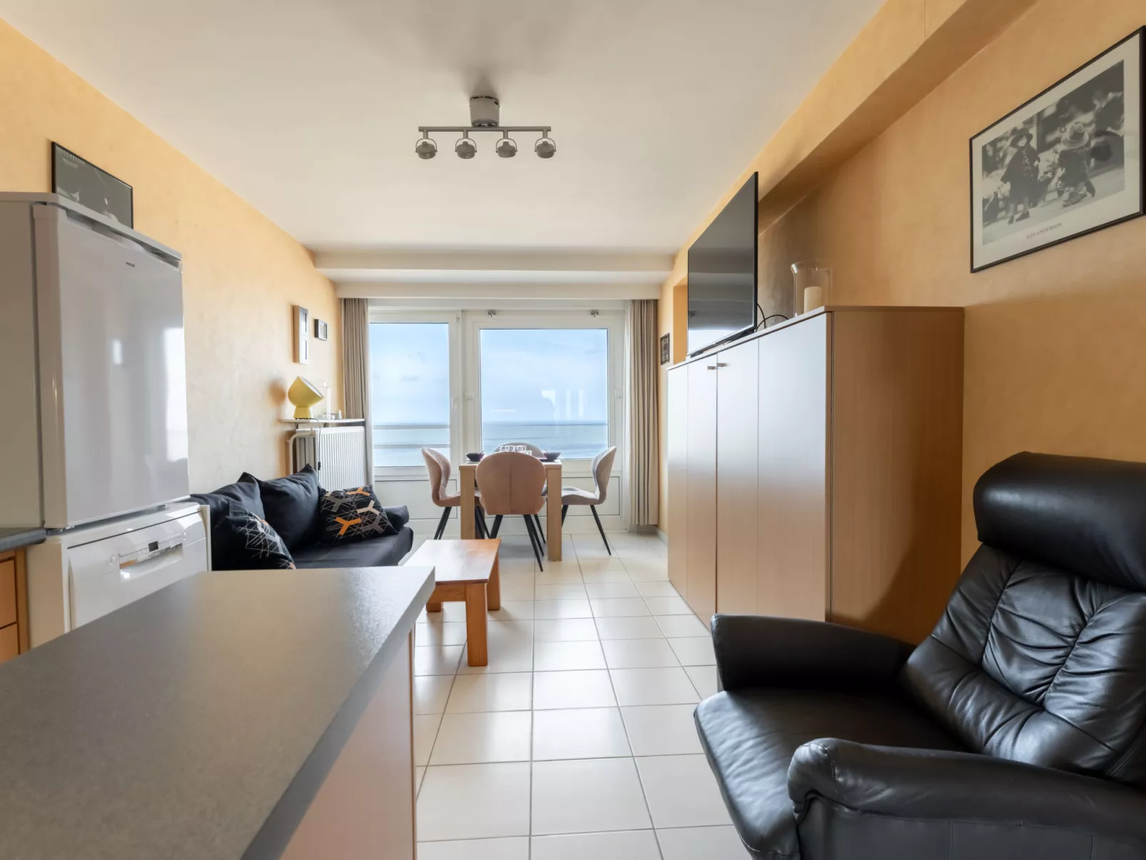 Les Algues with seaview - Drinnen