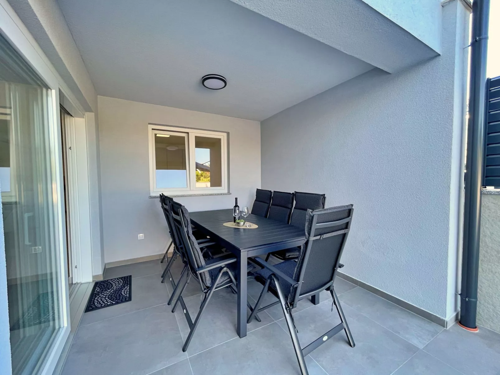 Apartment Bonum mit privatem Pool - Draußen