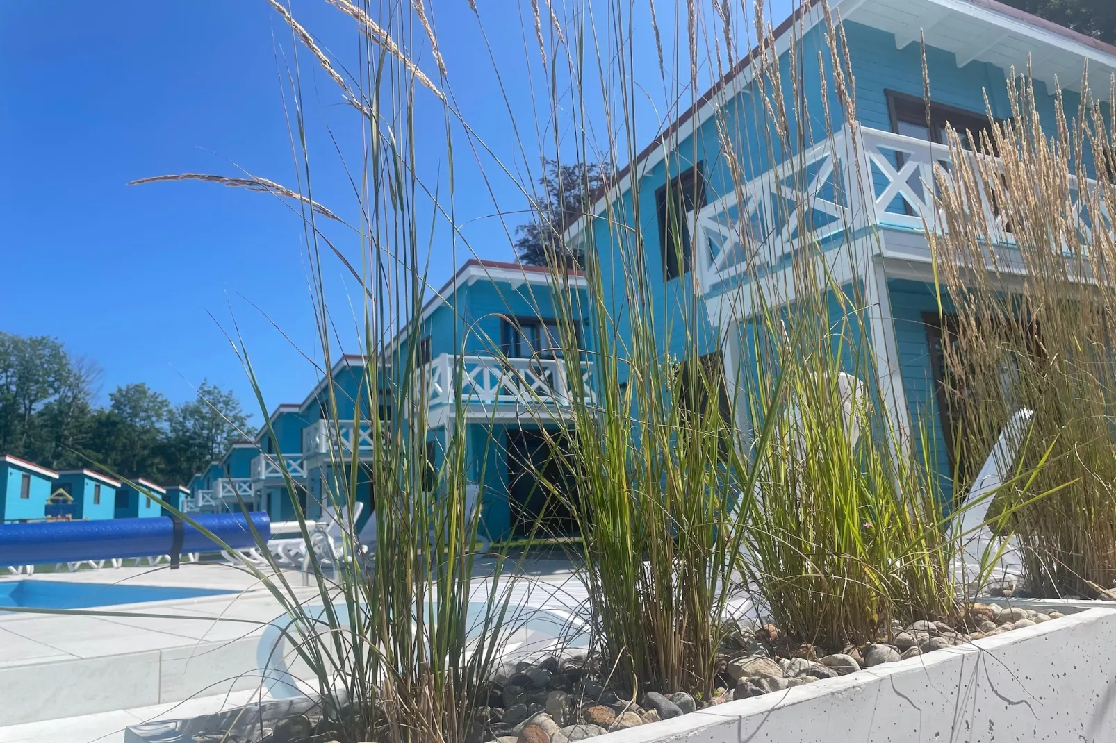 Domy wakacyjne z basenem blisko morza Rewal dom nr 2 - Exterior in summer