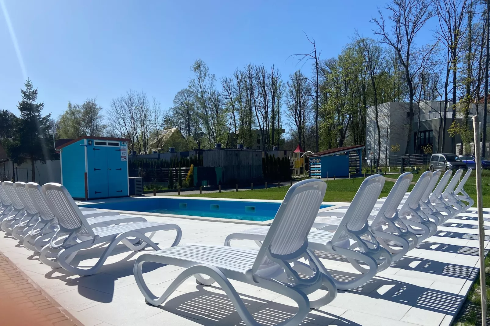 Domy wakacyjne z basenem blisko morza Rewal - Piscine