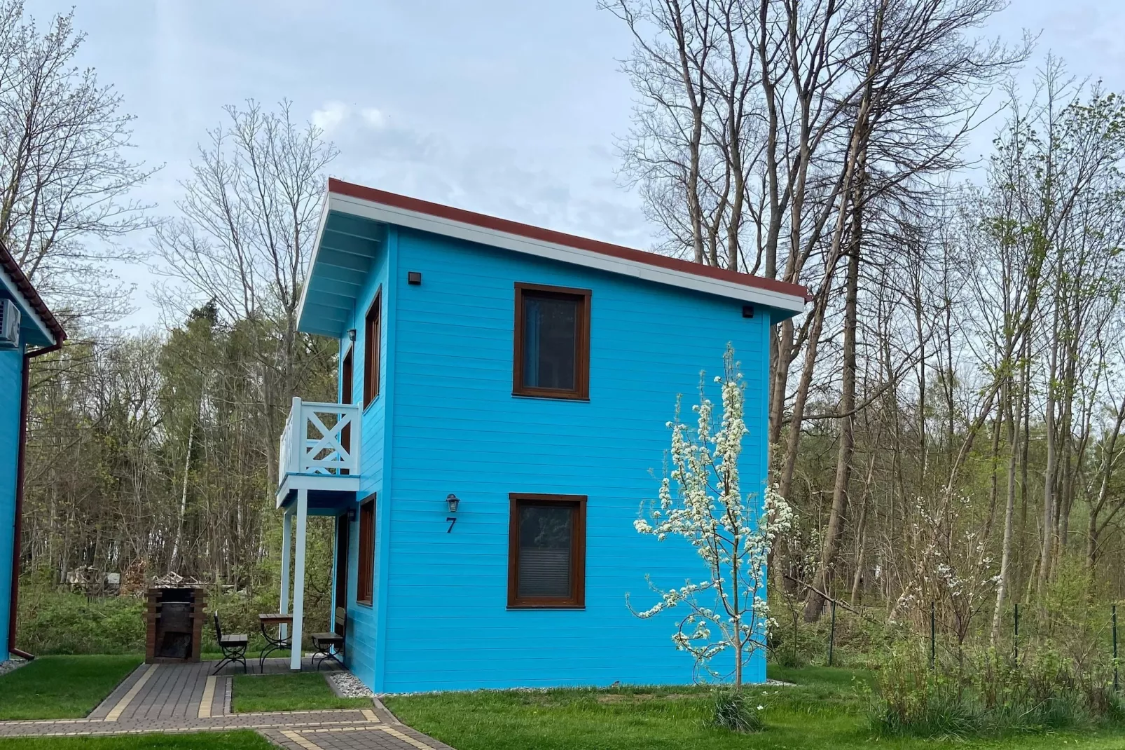 Domy wakacyjne z basenem blisko morza Rewal dom nr 2 - Exterior in summer