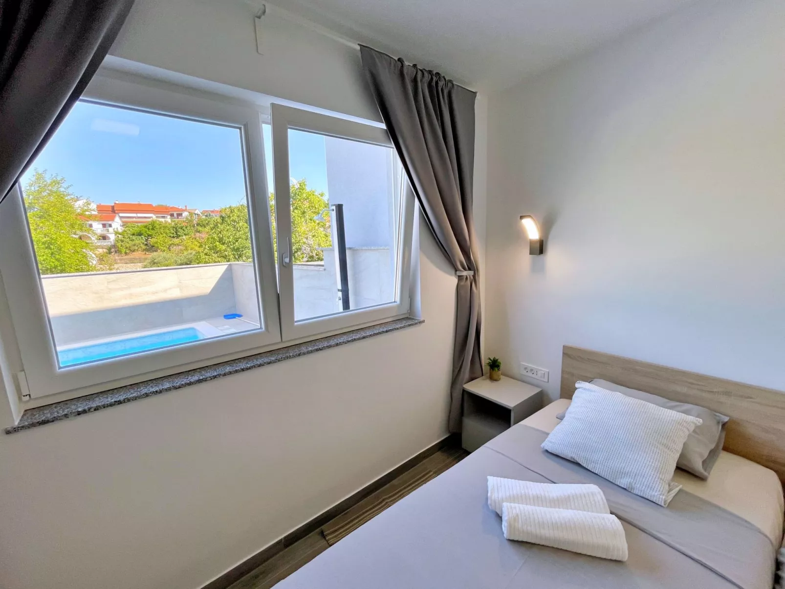 Apartment Bonum mit privatem Pool - Drinnen