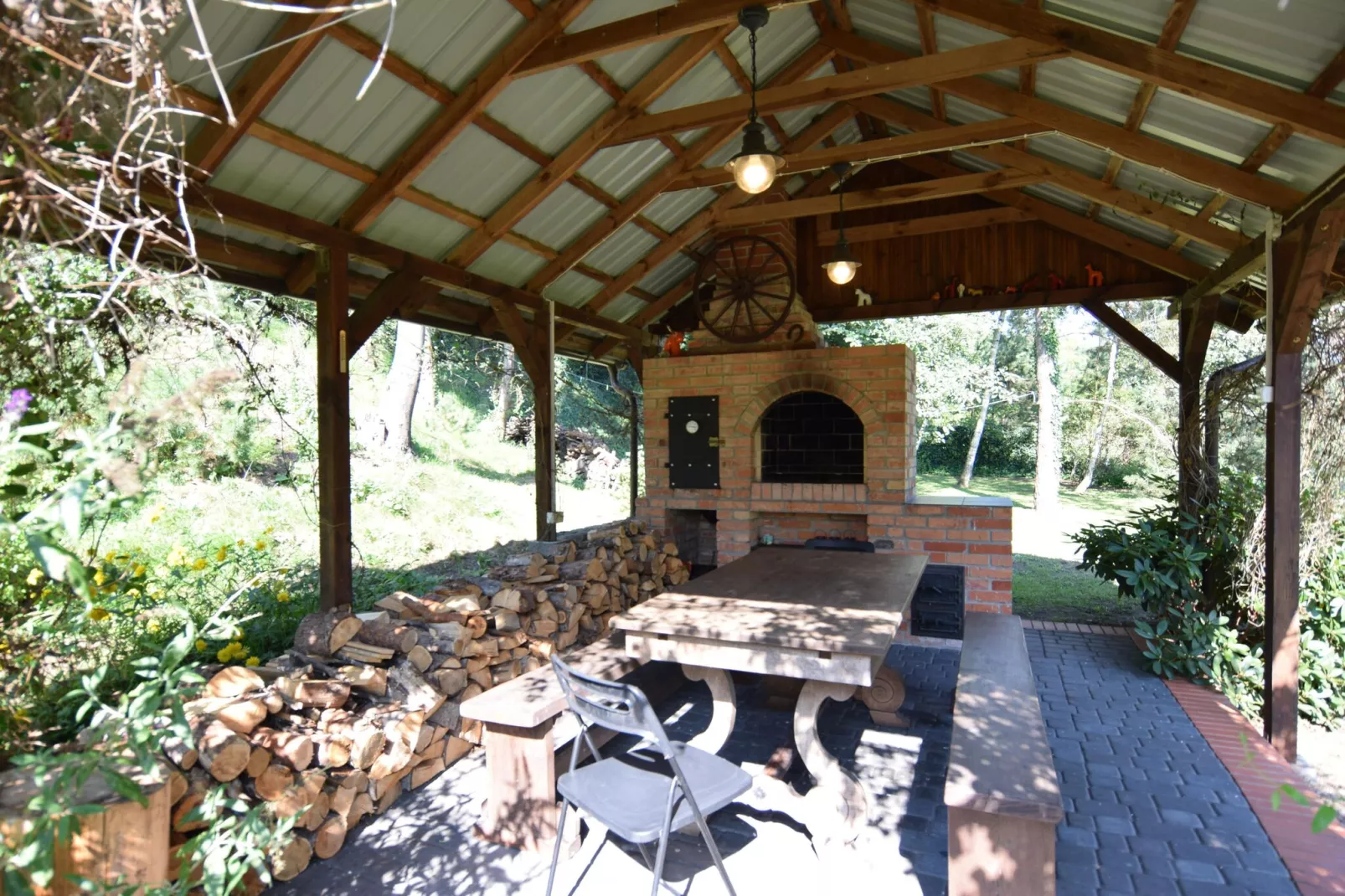 Holiday flat in Choczewo-Gardens summer