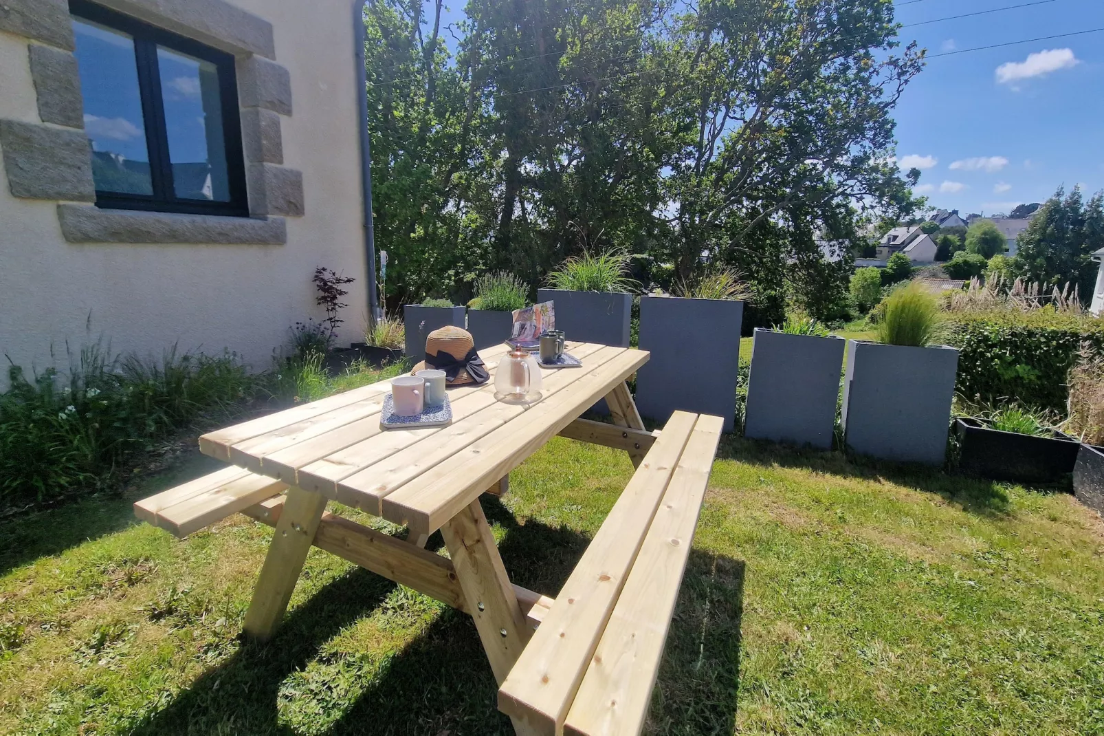 Holiday home in Locquirec - Gardens in summer