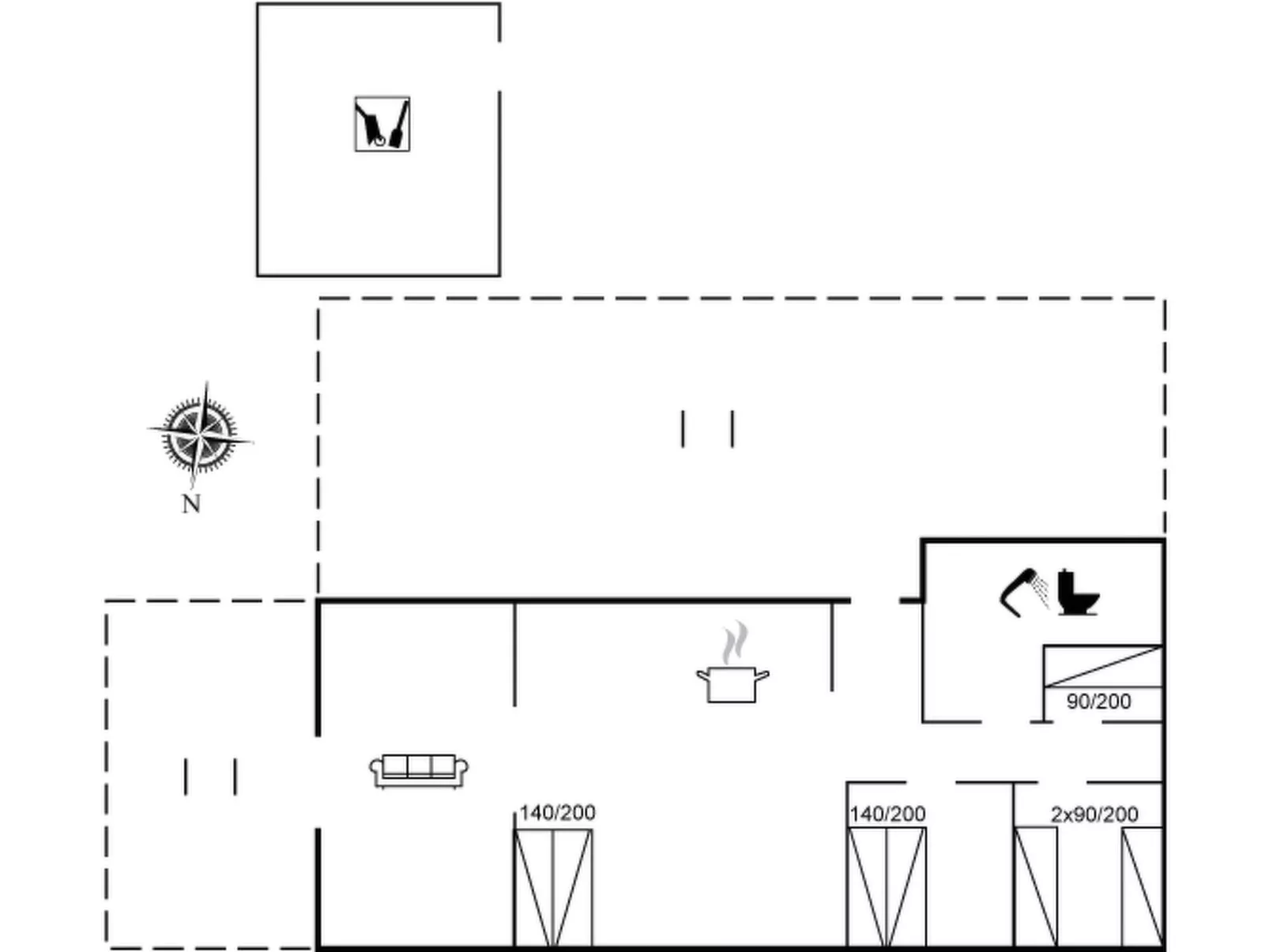 "Thorsten" - 500m from the sea