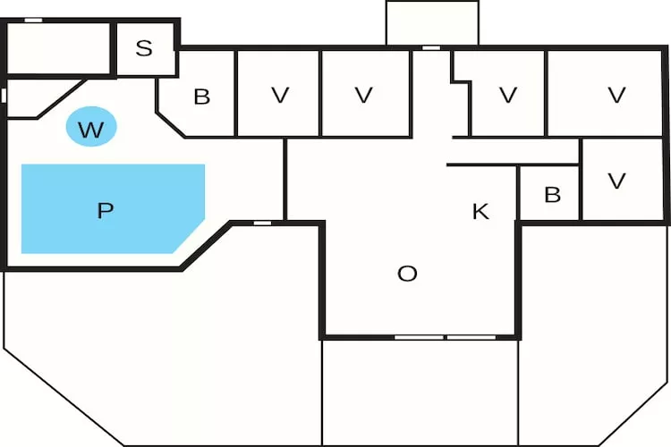4 star holiday home in Vig - Floor plan