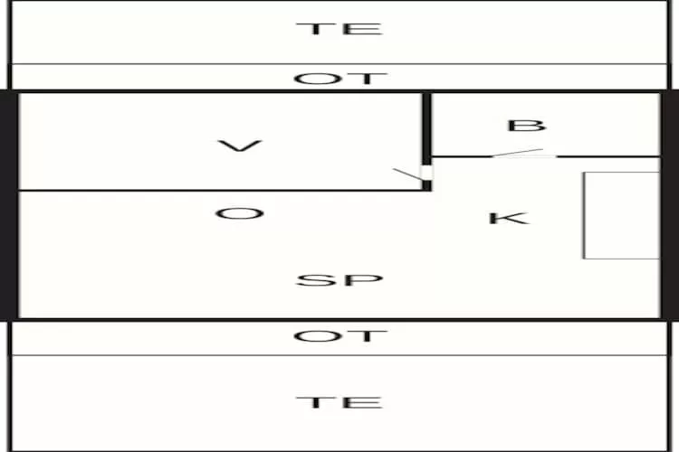 4 Personen Ferienhaus in Rømø - Grundriss