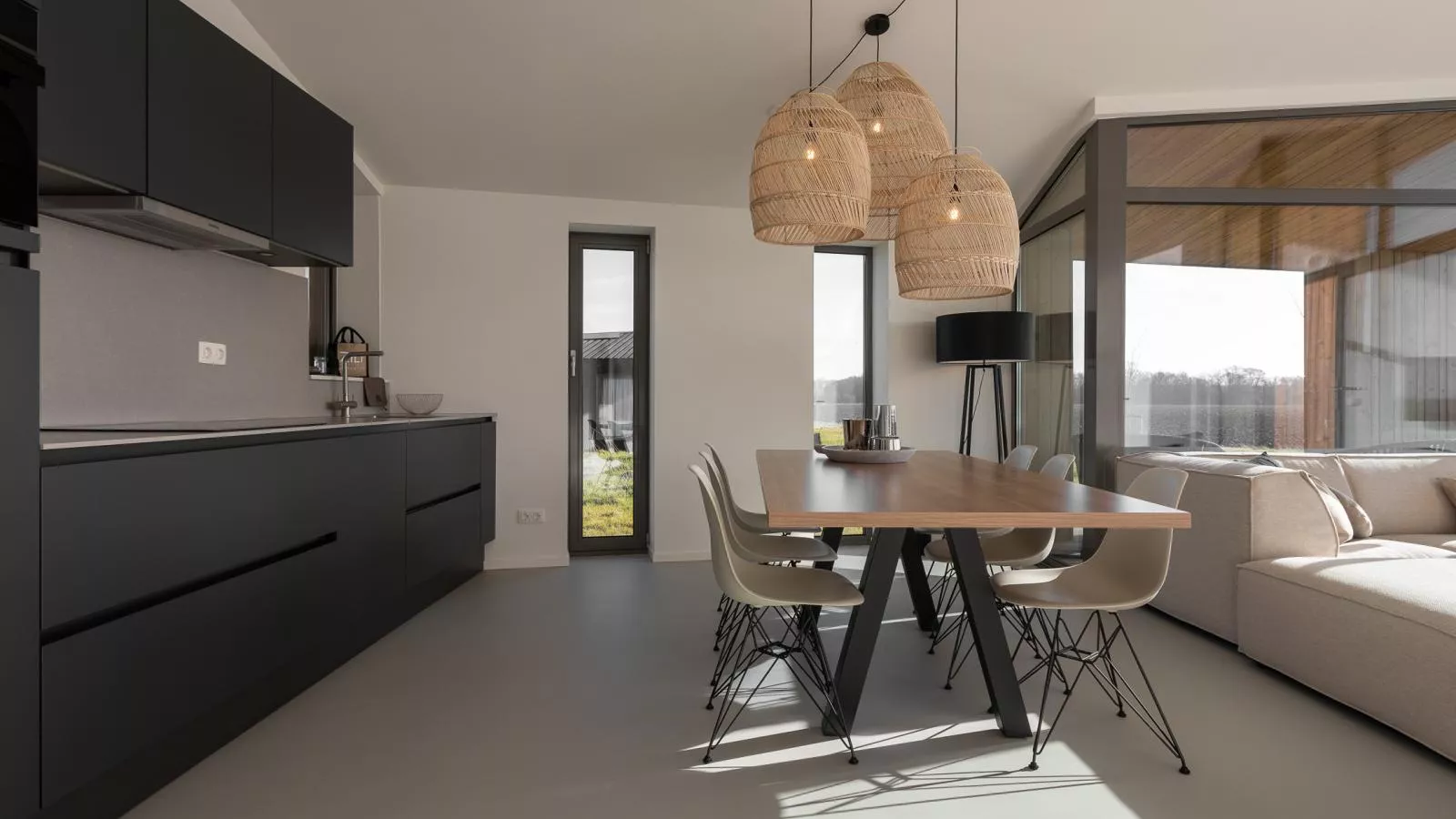 Natuurhuis Windakker - Salle à manger