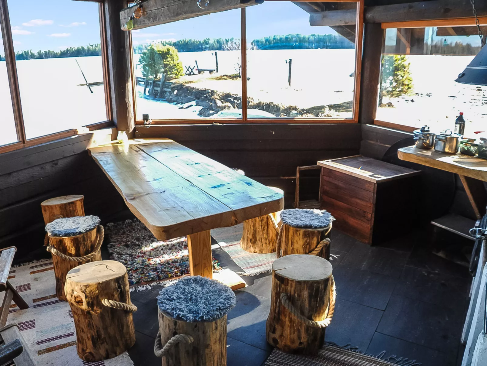 Villa kipinä - Drinnen