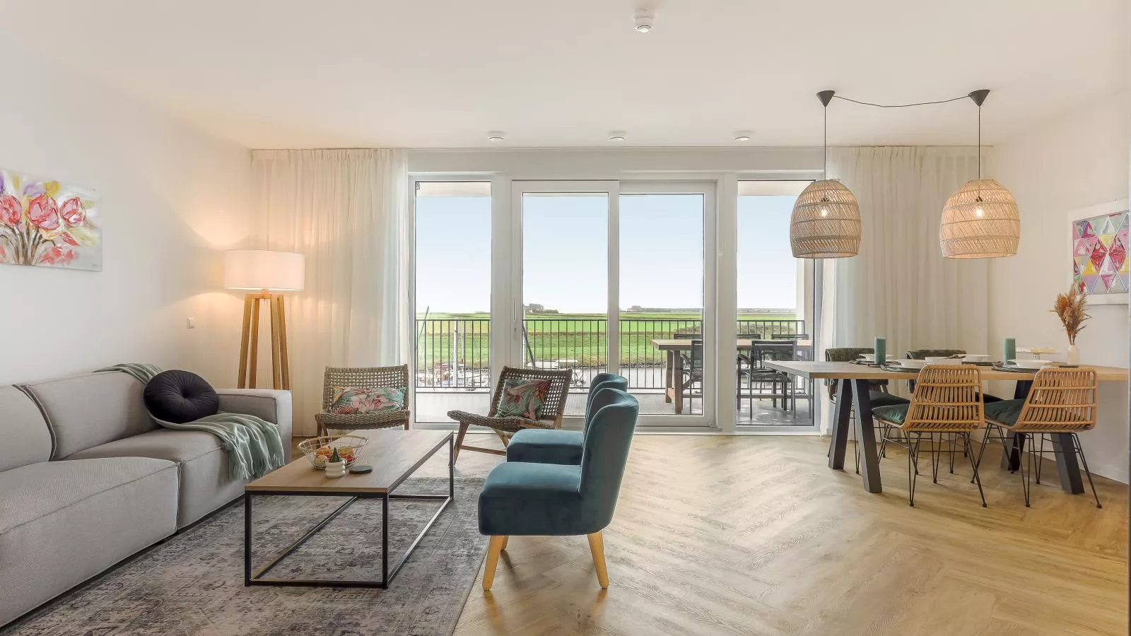 Zilte Haven - Living room