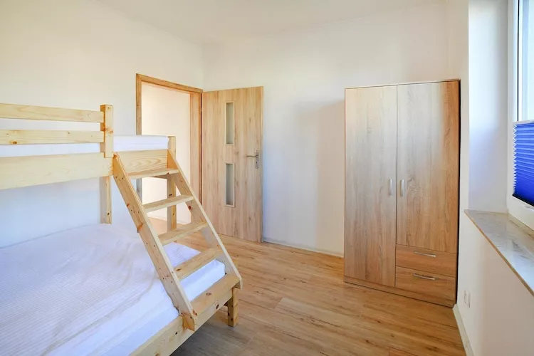 Domy wakacyjne z basenem letnim dla max 6 osób Jarosławiec - Bedroom