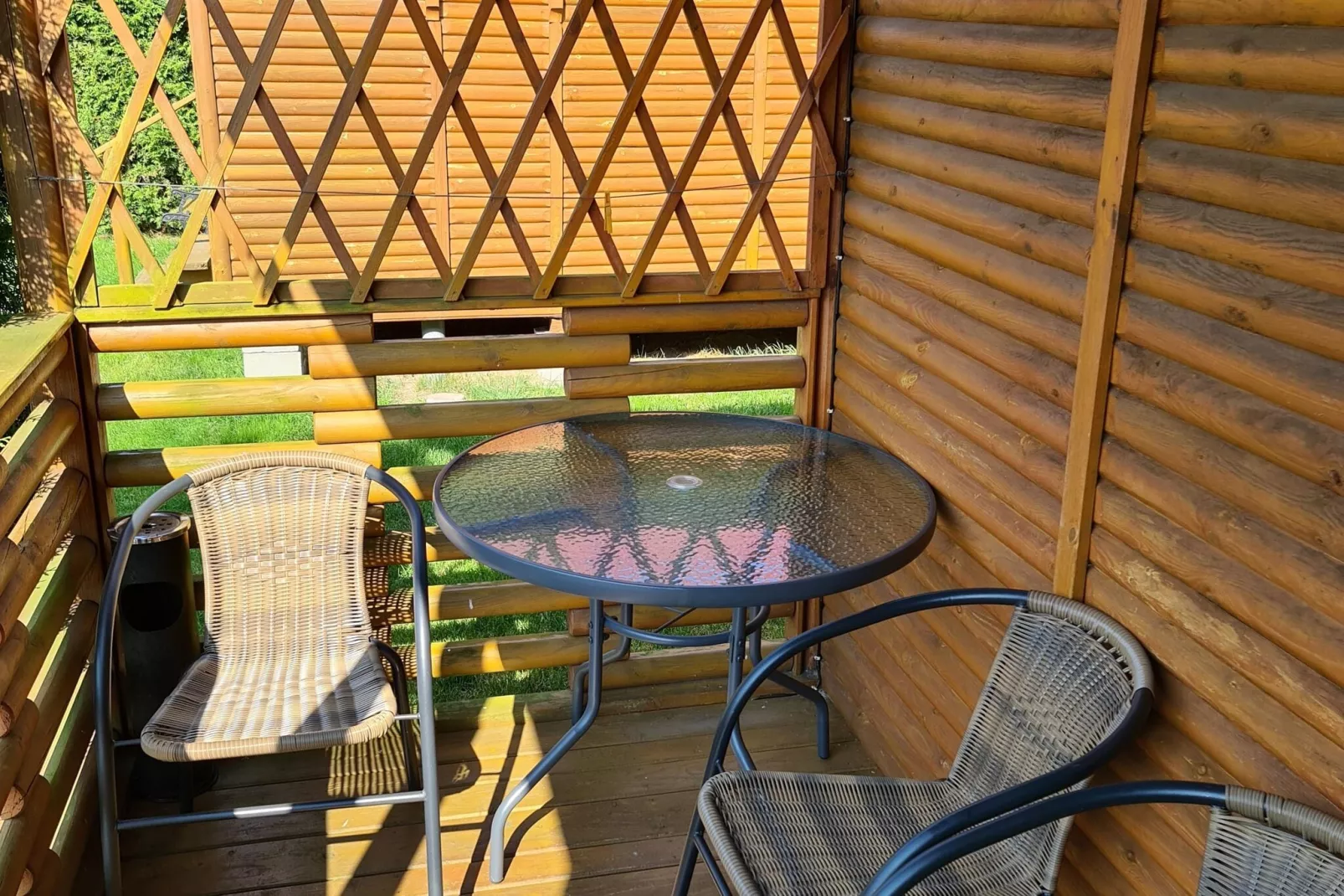 Domki parterowe Jarosławiec-Balcon-terrasse