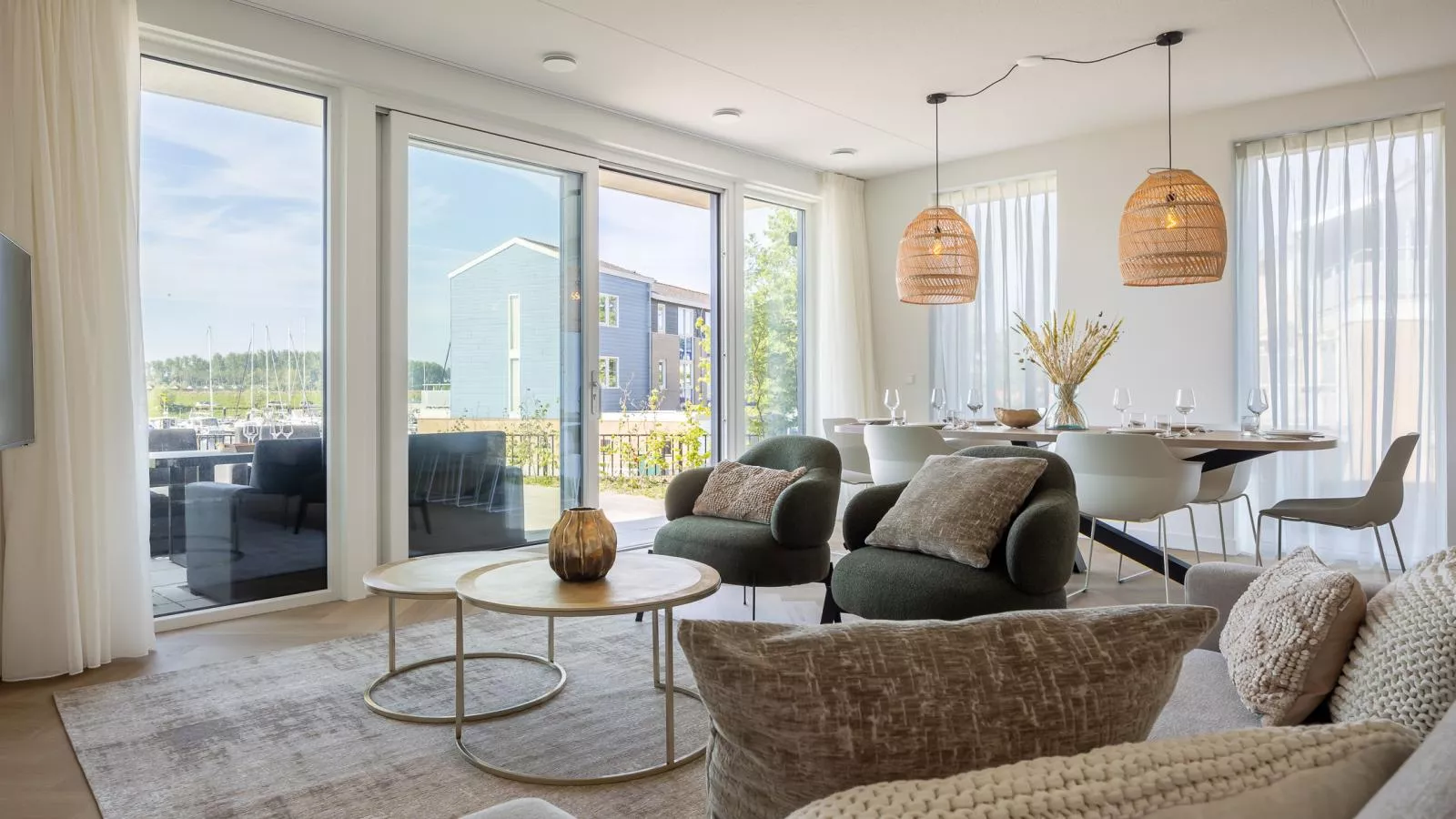 Marina House Kortgene - Living room