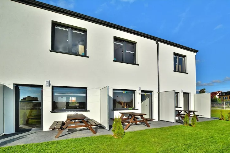 Domy wakacyjne z basenem letnim dla max 4 osób Jarosławiec - Exterior in summer