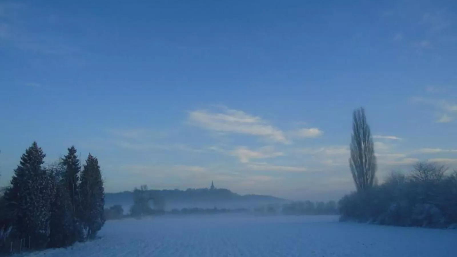 Spijk vakantiehuis - Vue d'hiver