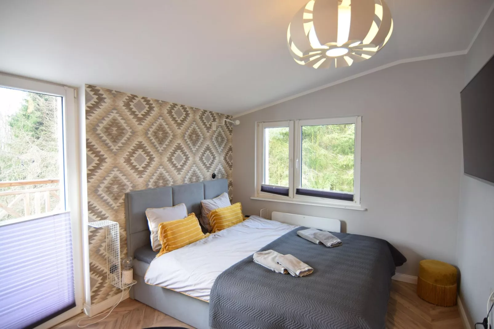 Semi detached house Stare Czaple-Bedroom