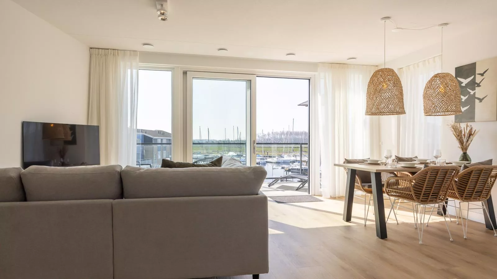 Panorama Appartement Kortgene - Salon