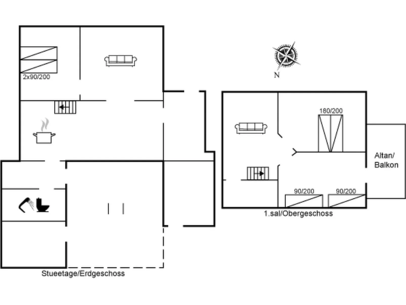 "Seved" - 440m from the sea - Inside