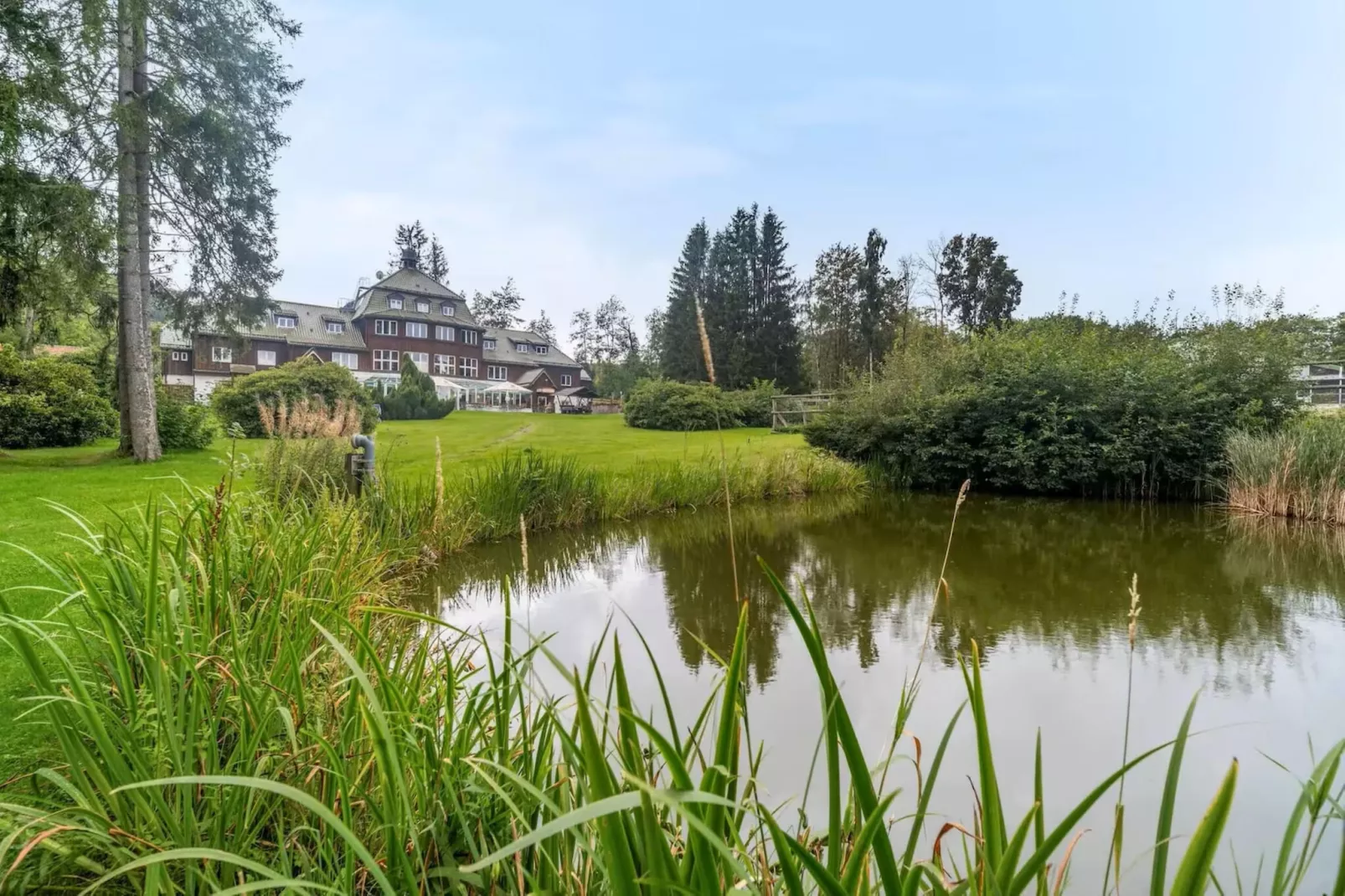 Hotel Harzhaus - Ferienhaus 3 - Jardins en été