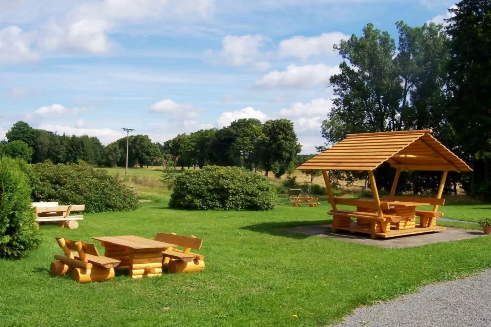 Hotel Harzhaus - Ferienhaus 4 - Jardins en été