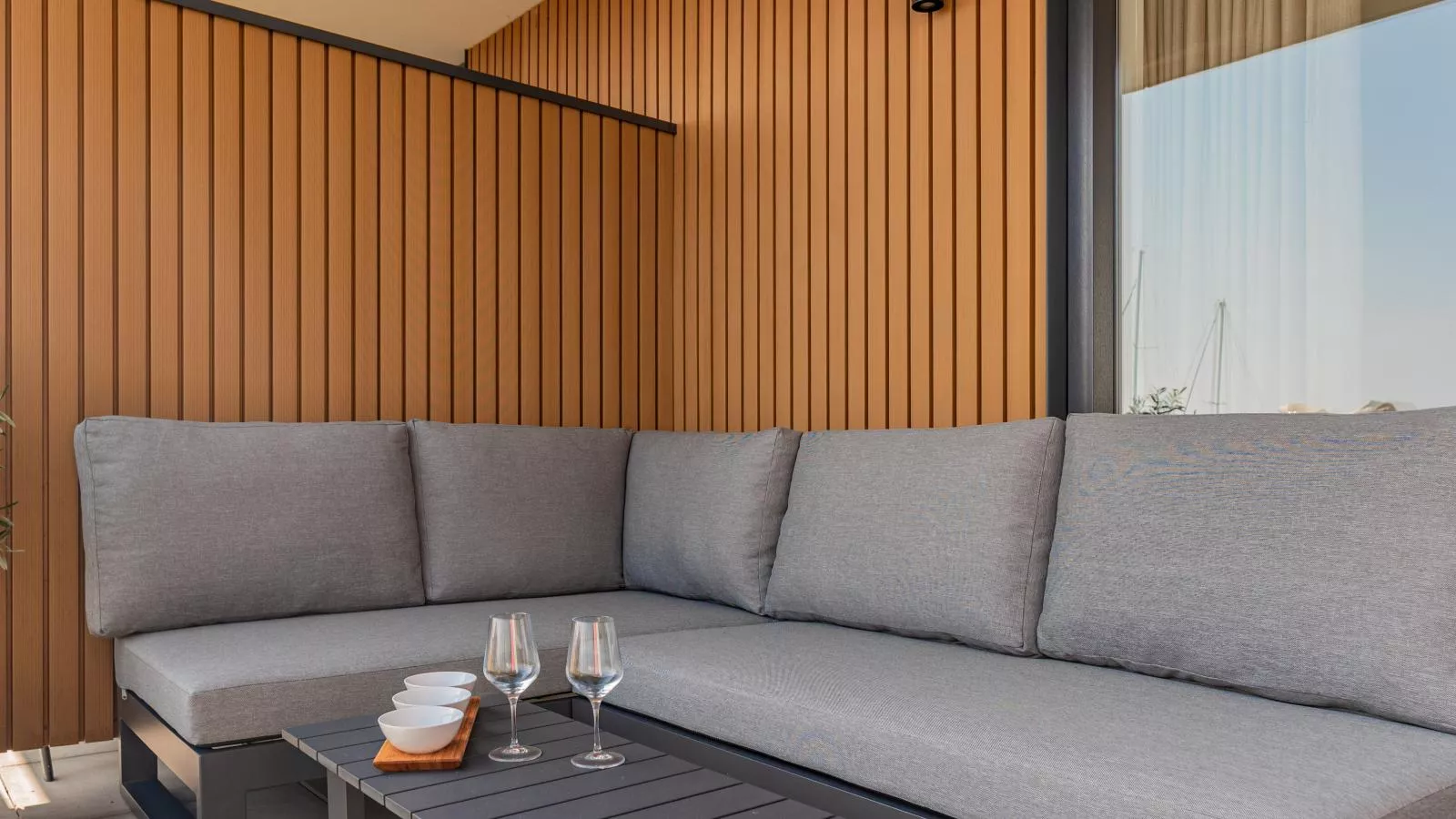 Het Havenverblijf - Terrasse / balcon