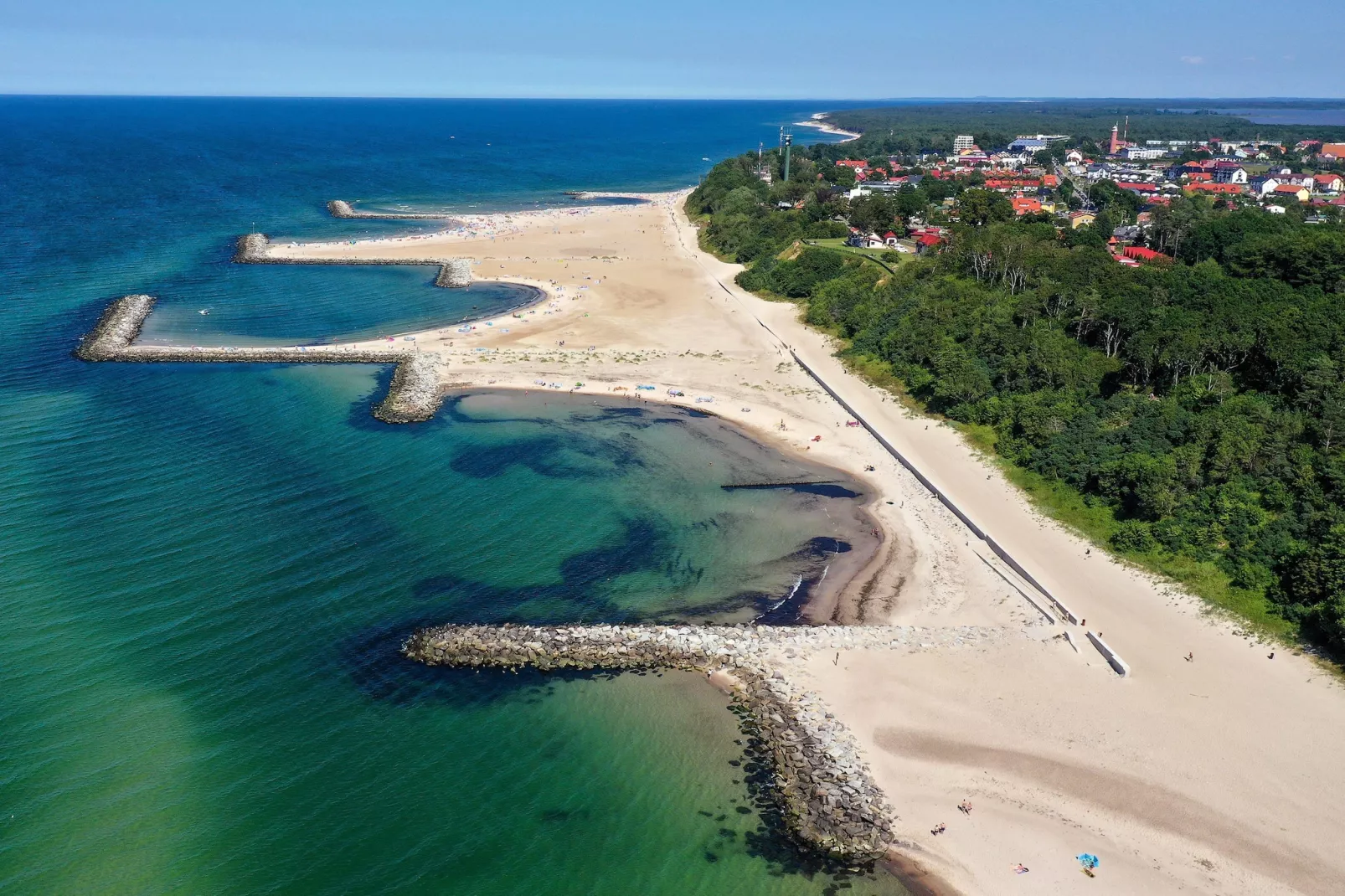Domy wakacyjne z basenem letnim dla max 4 osób Jarosławiec - Areas within 1km in summer