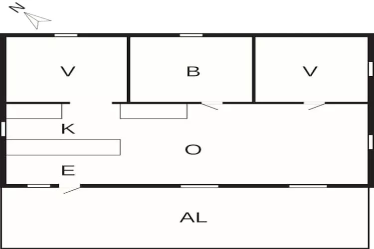 6 person holiday home in STRÖMSTAD - Floor plan