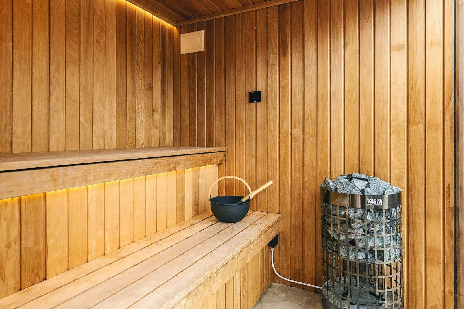 5 Sterne Ferienhaus in Væggerløse - Sauna