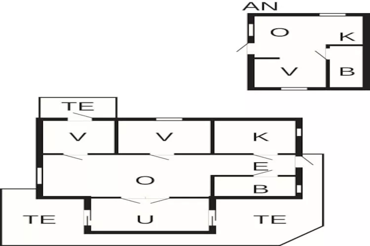 8 person holiday home in TRÄSLÖVSLÄGE - Floor plan