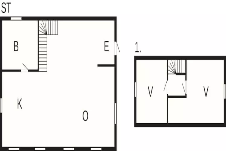 4 etoiles maison de vacances a Burgsvik - Plan