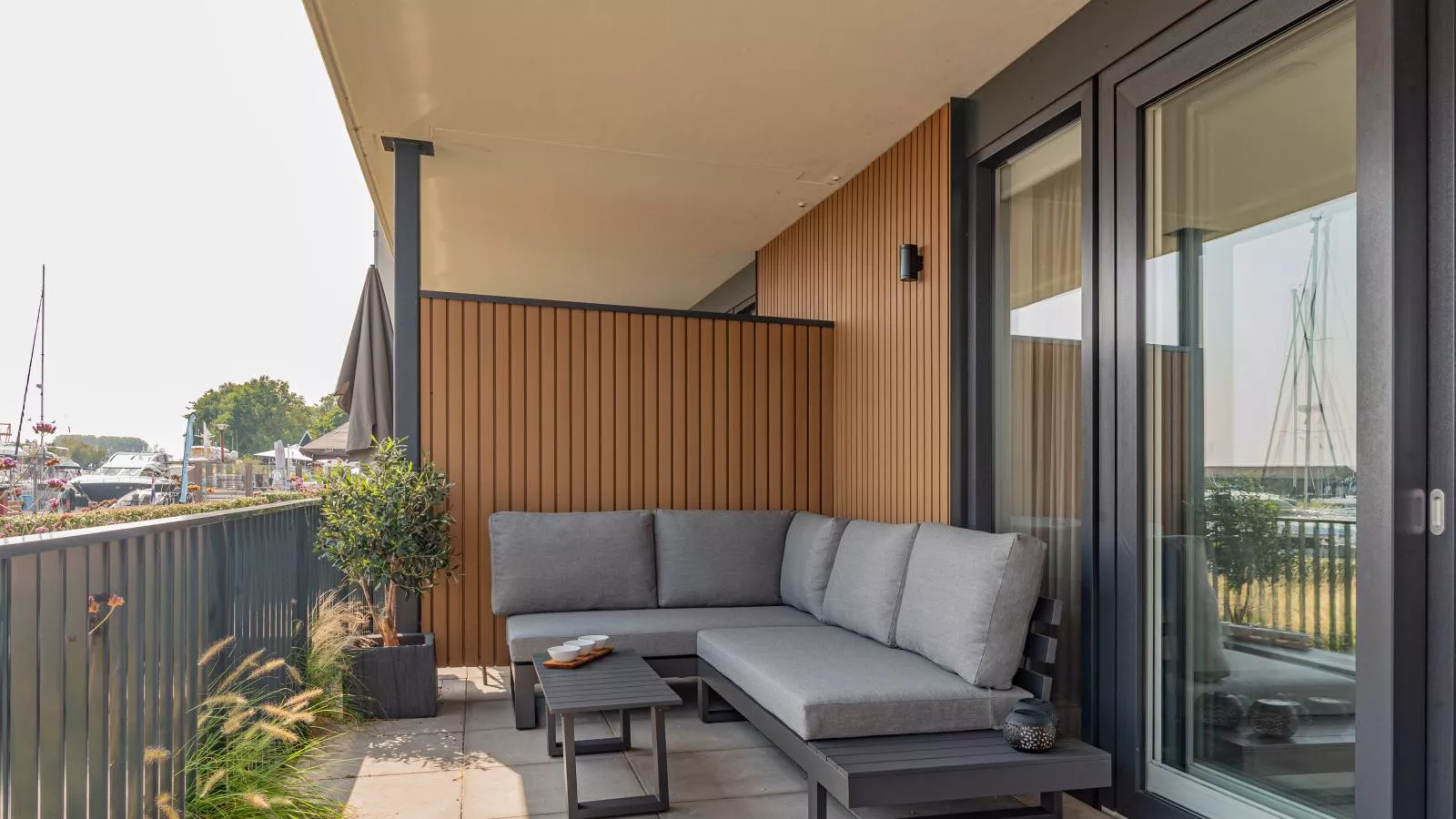 Het Havenverblijf - Terrasse / balcon