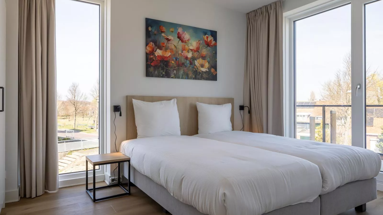 Panorama Appartement Kortgene - Schlafzimmer