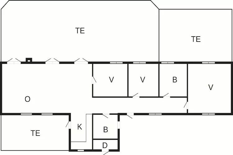 4 Sterne Ferienhaus in Vig - Grundriss