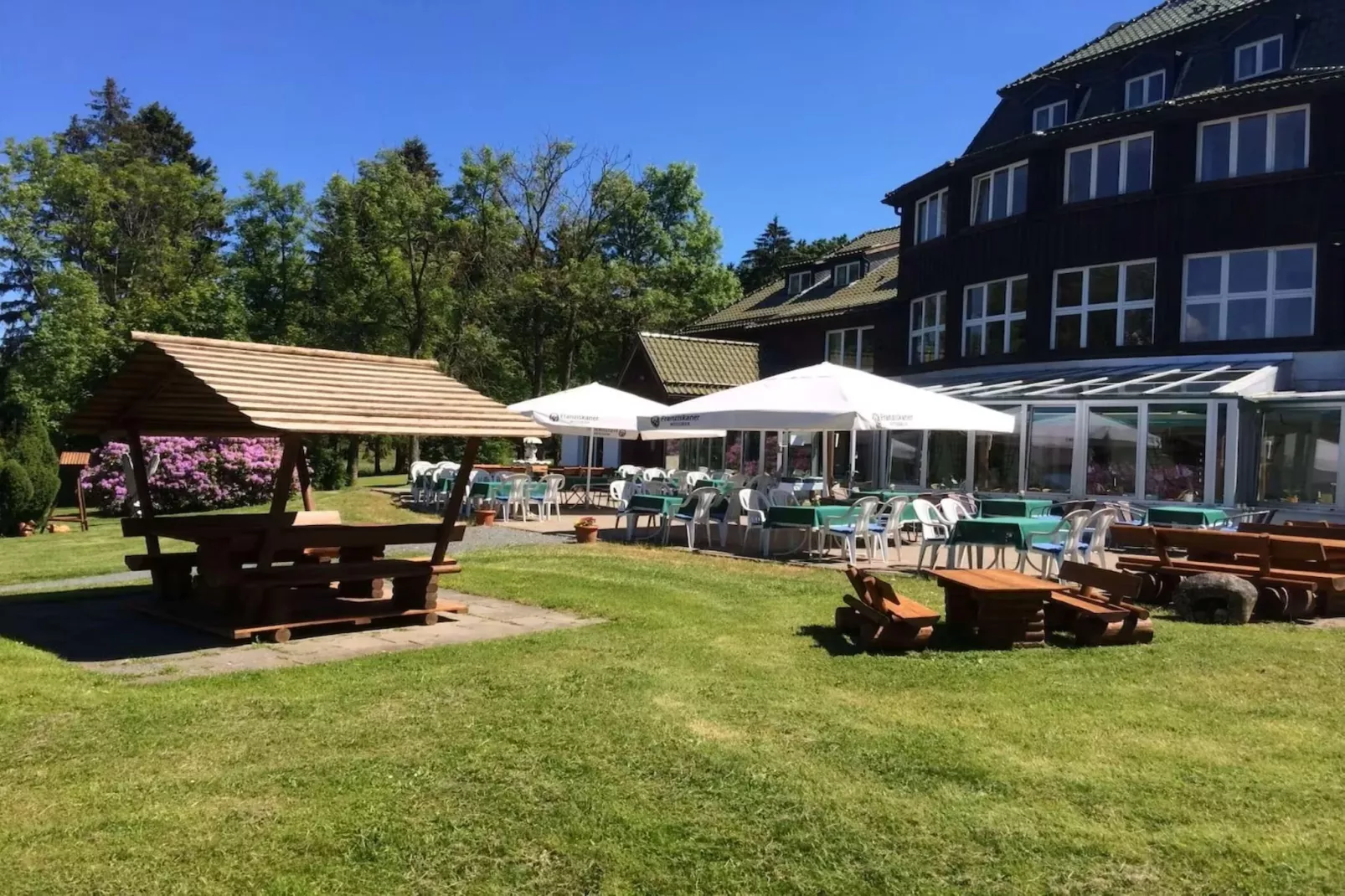 Hotel Harzhaus - Ferienhaus 1 - Terrasse
